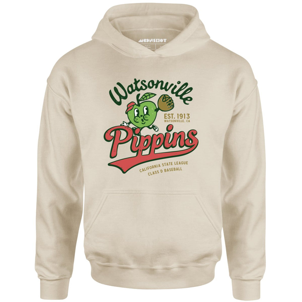 Watsonville Pippins - California - Vintage Defunct Baseball Teams - Unisex Hoodie