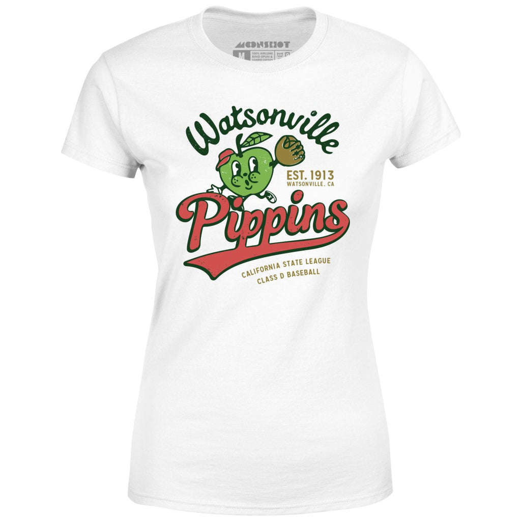 Watsonville Pippins - California - Vintage Defunct Baseball Teams - Women's T-Shirt