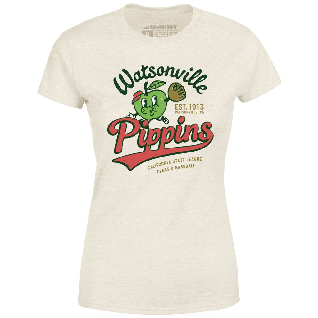 Watsonville Pippins - California - Vintage Defunct Baseball Teams - Women's T-Shirt