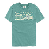 Weezer - Offwhite Checkers Comfort Color T-Shirt