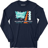 West Valley Bowl - Canoga Park, CA - Vintage Bowling Alley - Long Sleeve T-Shirt