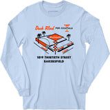 Westchester Bowl v2 - Bakersfield, CA - Vintage Bowling Alley - Long Sleeve T-Shirt