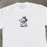 'FIREY DEPTHS' HEAVYWEIGHT SKULL TEE