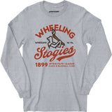 Wheeling Stogies - West Virginia - Vintage Defunct Baseball Teams - Long Sleeve T-Shirt