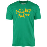 Whiskey Helps - Unisex T-Shirt