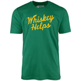 Whiskey Helps - Unisex T-Shirt