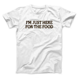 Iâ€™m Just Here For The Food Funny Thanksgiving Men/Unisex T-Shirt