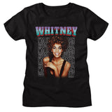 Whitney Houston - Every Woman Stacked Womens T-Shirt
