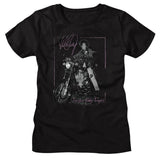 Whitney Houston - Motorcycle Womens T-Shirt