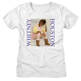 Whitney Houston - Pastel How Will I Know Womens T-Shirt