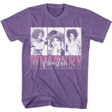 Whitney Houston - Three Rectangles T-Shirt Style001