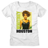 Whitney Houston - With Gloves Box Womens T-Shirt