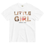 Whitney Rose - Little Girl Garment Dyed T-Shirt - White