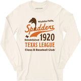 Wichita Falls Spudders - Texas - Vintage Defunct Baseball Teams - Long Sleeve T-Shirt
