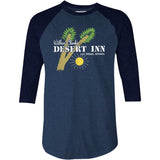 Wilbur Clark's Desert Inn - Vintage Las Vegas - 3/4 Sleeve Raglan T-Shirt