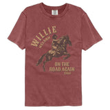 Willie Nelson On The Road Again Comfort Colors T-Shirt