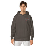 Wine Cellar on Main Embroidery Unisex pigment-dyed hoodie
