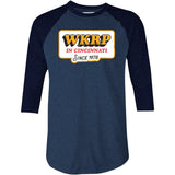 WKRP in Cincinnati - 3/4 Sleeve Raglan T-Shirt