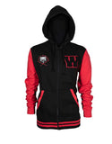 The Witcher 3 Wolf School Pride Men's Gamer Zip-Up Hoodie