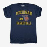 Wolverines Basketball Vintage Tee