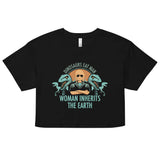 Woman Inherits The Earth Women's Crop Tee