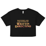 Writtin Directino Women's Crop Tee