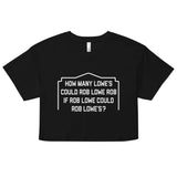 Rob Lowe Rob Women's Crop Tee