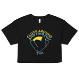 Cluck Around And Find Out Women's Crop Tee