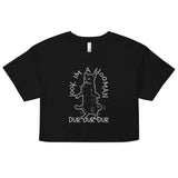 Look I'm A Hooman Women's Crop Tee
