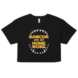 Rancor Ate My Homework Women's Crop Tee