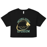 Emotional Support Opossum Women's Crop Tee