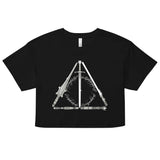 Nerdy Hallows Women's Crop Tee