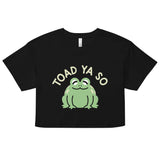 Toad Ya So Women's Crop Tee
