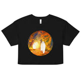 Autumn Ghosts Women's Crop Tee
