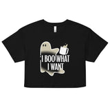 I Boo What I Want Women's Crop Tee