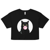 Bubble Cat Women's Crop Tee