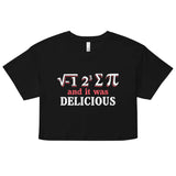 I Ate Sum Pi Women's Crop Tee