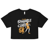 Shamble To The Cure Zombie 5K Women's Crop Tee