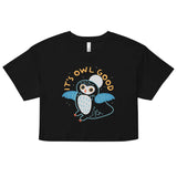 It's Owl Good Women's Crop Tee