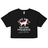 Dire Wolf Nature Preserve Women's Crop Tee