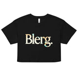 Blerg Women's Crop Tee