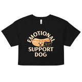 Emotional Support Dog Women's Crop Tee