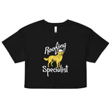 Roofing Specialist Women's Crop Tee