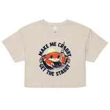 Make Me Crabby Get The Stabby Women's Crop Tee