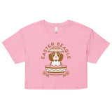 Easter Beagle Women's Crop Tee