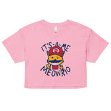 It's-a-me Meowrio Women's Crop Tee
