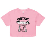 Cat-Cat Women's Crop Tee