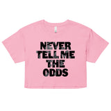 Never Tell Me The Odds Women's Crop Tee