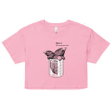 Two Moles Per Liter Women's Crop Tee