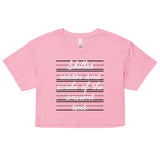 Skilled Reader And Scribe Of The Ancient Text Women's Crop Tee